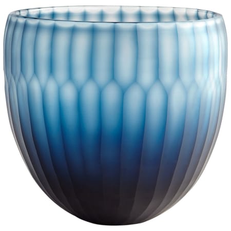 A large image of the Cyan Design Large Tulip Bowl Blue