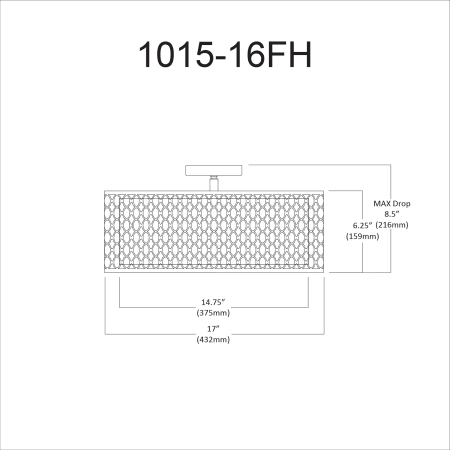 A large image of the Dainolite 1015-16FH Alternate Image