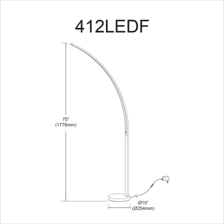 A large image of the Dainolite 412LEDF Alternate Image