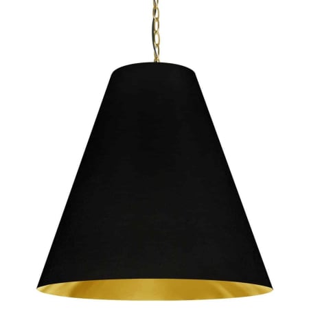 A large image of the Dainolite ANA-L Aged Brass / Black / Gold