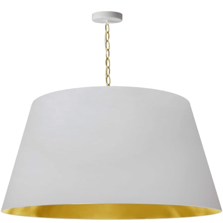 A large image of the Dainolite BRY-XL Aged Brass / Gold