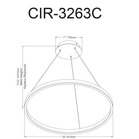 A large image of the Dainolite CIR-3263C Alternate Image