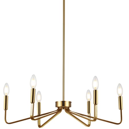 A large image of the Dainolite CLN-266C Aged Brass