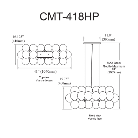 A large image of the Dainolite CMT-418HP Alternate Image