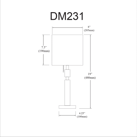 A large image of the Dainolite DM231-PC Alternate Image