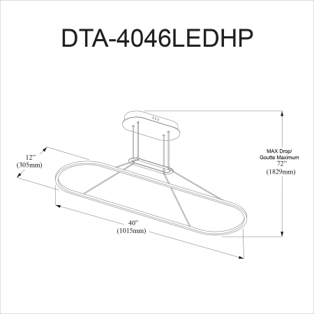 A large image of the Dainolite DTA-4046LEDHP Alternate Image