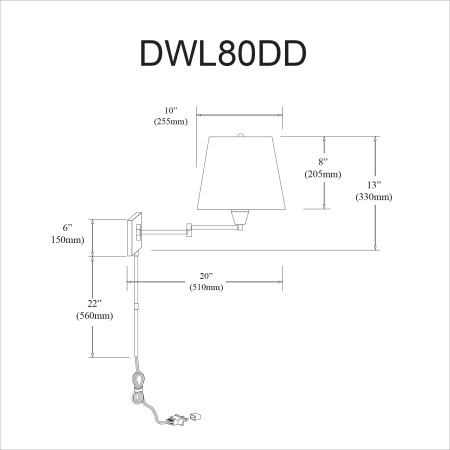 A large image of the Dainolite DWL80DD-SC Alternate Image