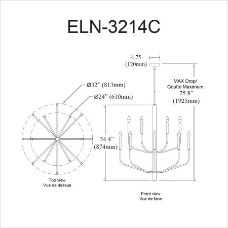 A large image of the Dainolite ELN-3214C Alternate Image