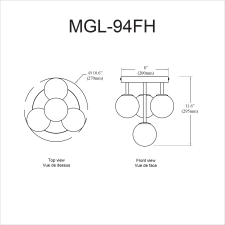 A large image of the Dainolite MGL-94FH Alternate Image