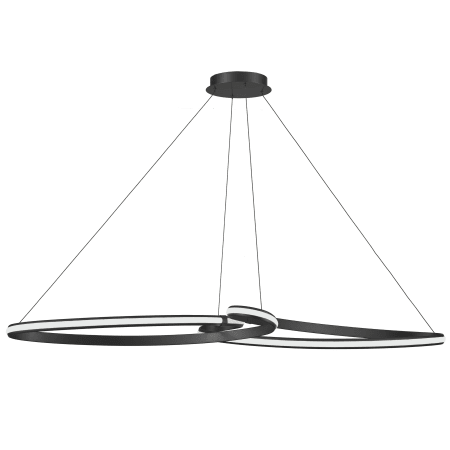 A large image of the Dainolite NOL-6066LEDHP Matte Black