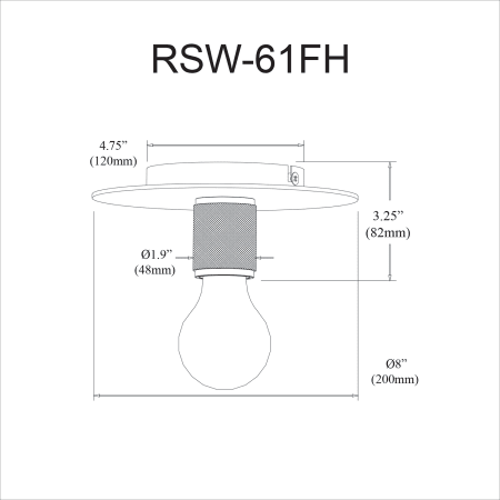 A large image of the Dainolite RSW-61FH Alternate Image