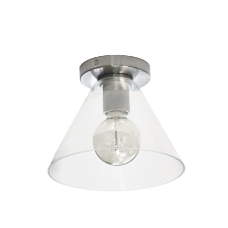 A large image of the Dainolite RSW-91FH Satin Chrome / Clear