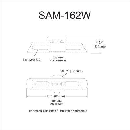 A large image of the Dainolite SAM-162W Alternate Image