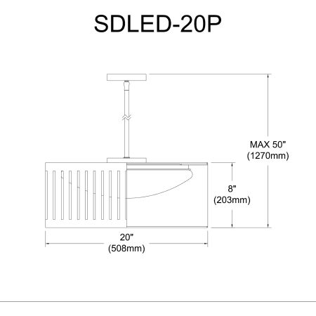 A large image of the Dainolite SDLED-20P Alternate Image