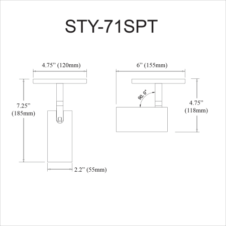 A large image of the Dainolite STY-71SPT Alternate Image