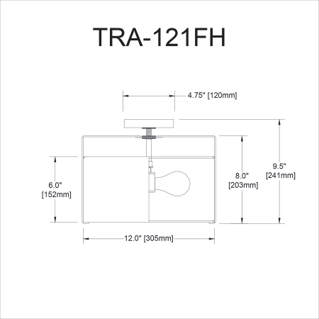 A large image of the Dainolite TRA-121FH Alternate Image