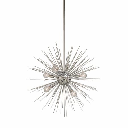 A large image of the Dainolite VEG-196P Silver / Polished Chrome