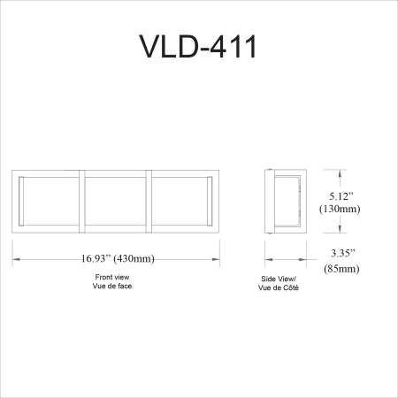 A large image of the Dainolite VLD-411 Alternate Image
