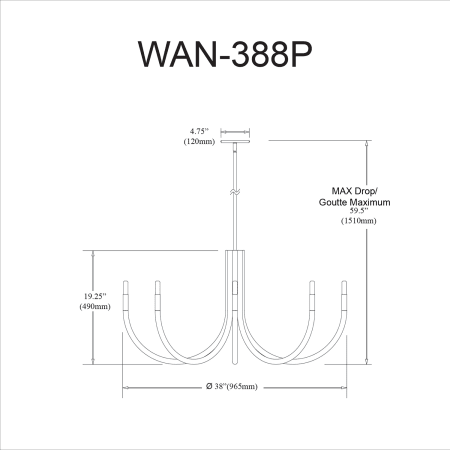 A large image of the Dainolite WAN-388C Alternate Image