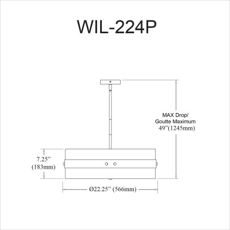 A large image of the Dainolite WIL-224P Alternate Image