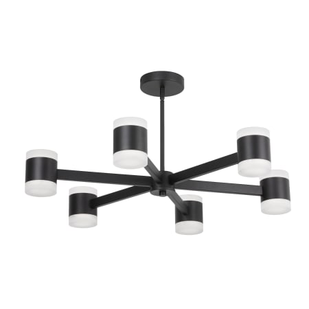 A large image of the Dainolite WLS-2884LEDC Matte Black
