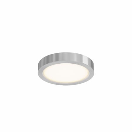 A large image of the DALS Lighting CFLEDR06-CC Satin Nickel