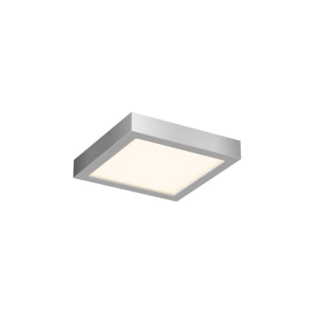 A large image of the DALS Lighting CFLEDSQ06-CC Satin Nickel