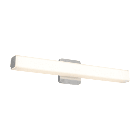 A large image of the DALS Lighting LEDVAN001-CC-24 Satin Nickel