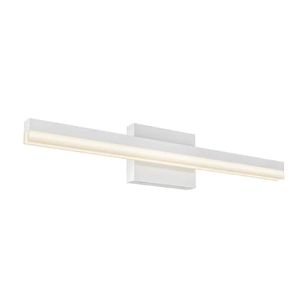 A large image of the DALS Lighting LEDVAN003-CC-24 Satin Nickel
