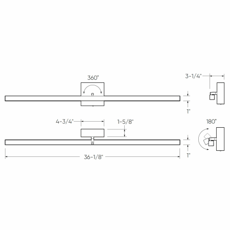 A large image of the DALS Lighting VLG36-CC Alternate image