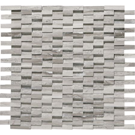 A large image of the Daltile LCLADMSL Chenille White