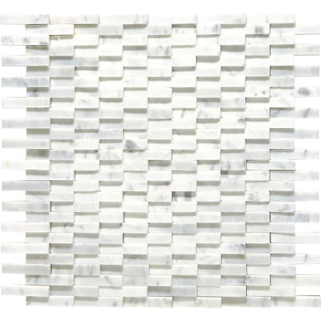 A large image of the Daltile MCLADMSL Carrara White