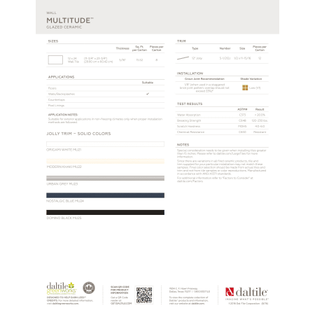 A large image of the Daltile MU1/212JP Alternate View
