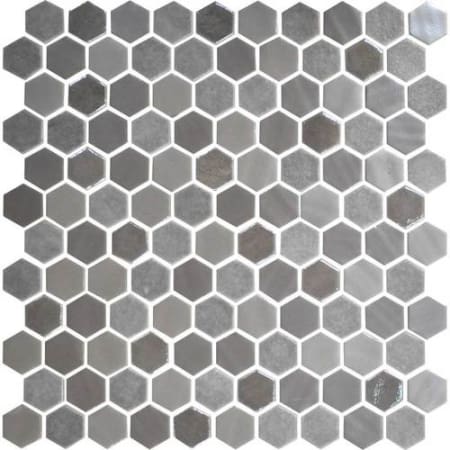 A large image of the Daltile UP1HEXMSP Frost Moka