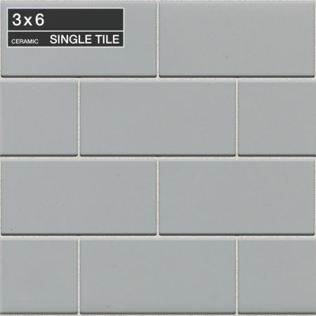 A large image of the Daltile X136MODP Desert Gray