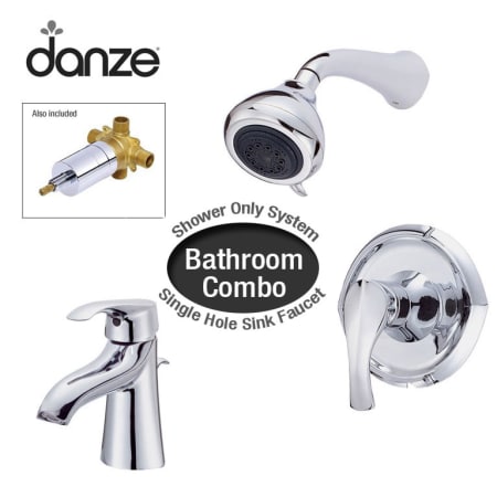 A large image of the Danze D990166 Chrome