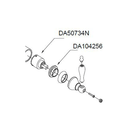 A large image of the Danze DA104256 N/A