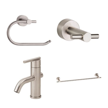 A large image of the Danze Parma Bundle 1 Brushed Nickel