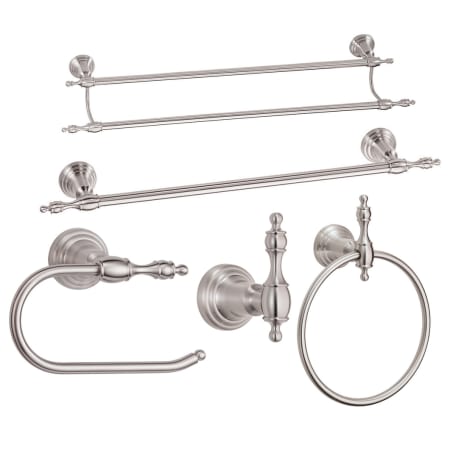 A large image of the Danze Sheridan Best Accessory Pack 2 Brushed Nickel