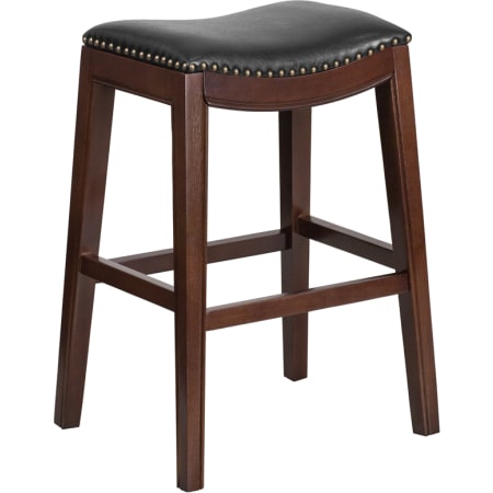 leather saddle style bar stools