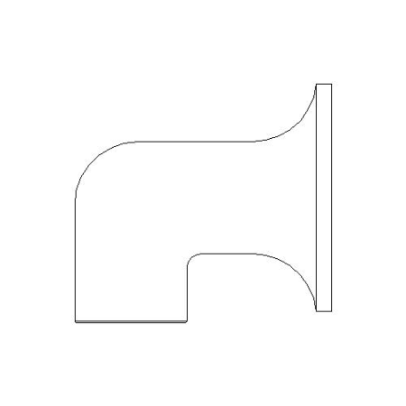 A large image of the Delta 060605A Chrome