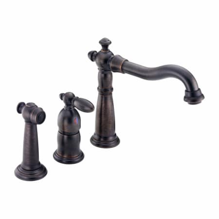 Delta 155-RBWF Venetian Bronze Single Handle Kitchen ...