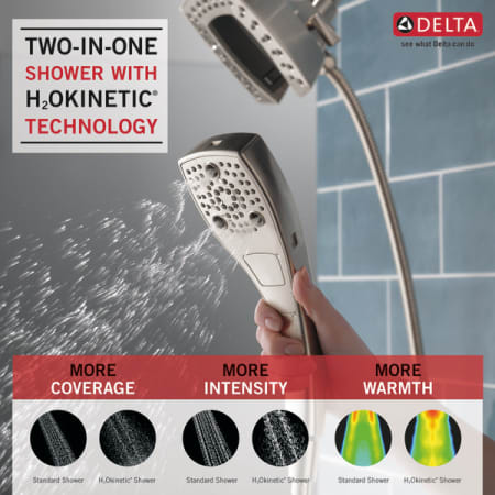 Delta 58474-25 Universal Showering Components 2.5 GPM Multi Function 