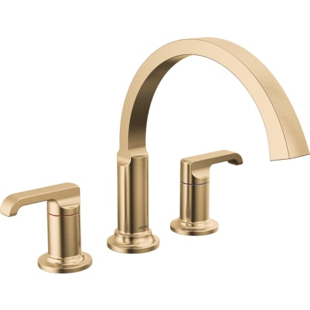 A large image of the Delta T2788-LHP Lumicoat Champagne Bronze