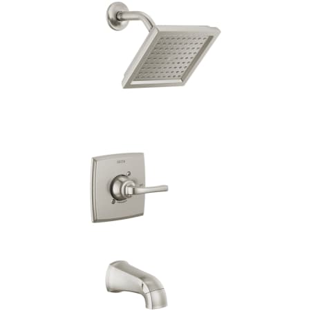 A large image of the Delta 144864 SpotShield Brushed Nickel