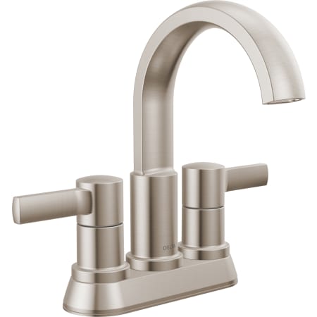 A large image of the Delta 25855LF SpotShield Brushed Nickel