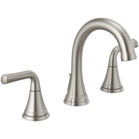 Delta 3533LF-SSMPU Brilliance Stainless Kayra Widespread Bathroom ...