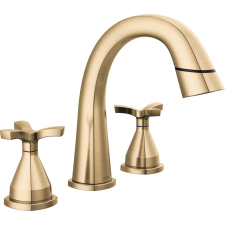 A large image of the Delta 357756-PD-DST Lumicoat Champagne Bronze