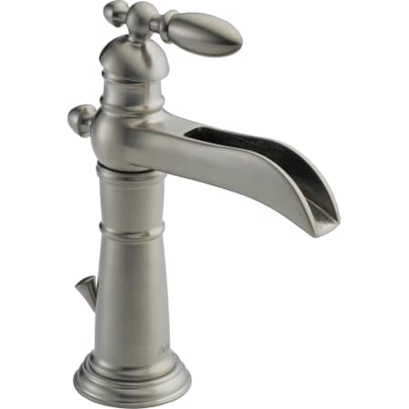 Delta 554LF-SS. Victorian Single Hole Waterfall Bathroom Faucet ...