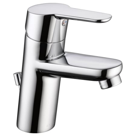 Delta 573lf Pp Chrome Modern 1 2 Gpm Single Hole Bathroom Sink A Large Image Of The Delta 573lf Pp Chrome